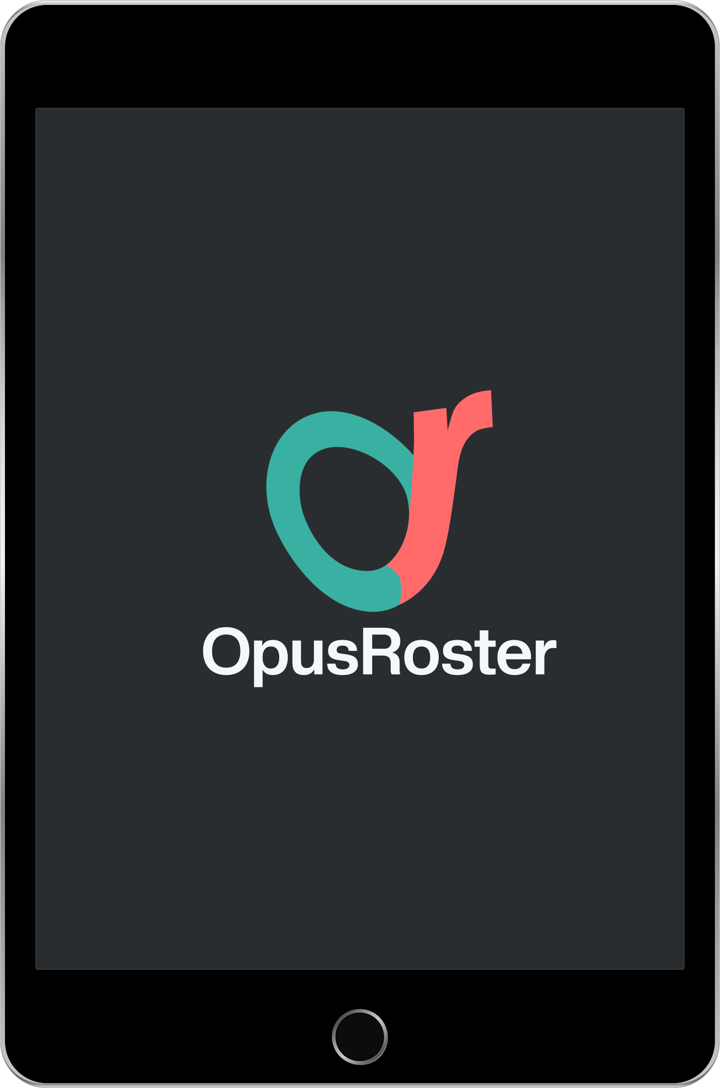 OpusRoster mobile app dark screen